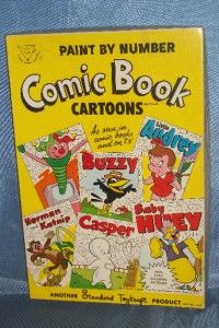   Number Comic Book Harvey Famous Cartoons Casper,Audrey, Katnip, Huey
