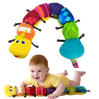 NEW Musical Colorful Inchworm Soft Lovely Developmental Baby Toy