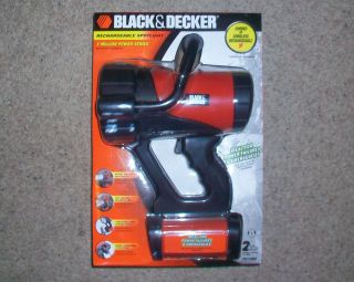 Black & Decker VEC158BD Rechargeable Spotlight Kit V3, 3 Million Power 