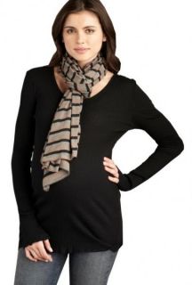 New Maternal America Wrap Stripe Sweater Poncho Nursing Scarf 