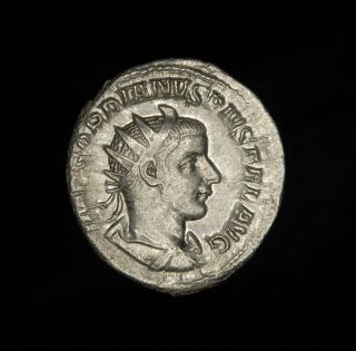   Antoninianus Sol Coin of Child Emperor Gordian III 238 A D