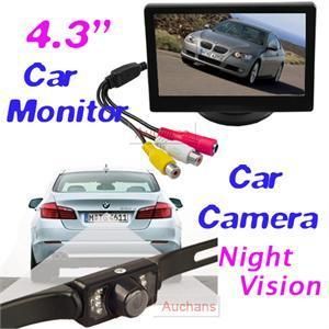   Car Rearview Color Monitor E322 Car Backup Camera System Night vision