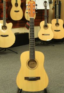 Austin AM30 D Mini Travel Size Steel String Acoustic Guitar Great for 