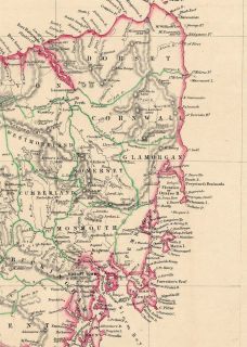 Antique 1860 Maps Tasmania QLD SA Western Australia