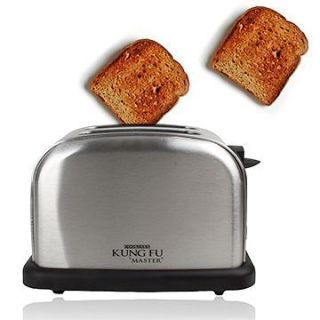Kung Fu Stainless Steel 2 Slice Toaster – Toast Bagels