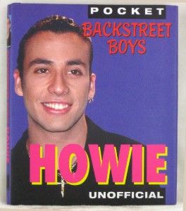 Backstreet Boys Bookd Howie Unofficial Pocket Book New