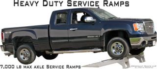 NEW 7,000 lb TRUCK WHEEL RISERS CAR AUTO SERVICE RAMPS (WR 7K)