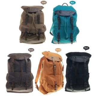   Leather Rucksack Backpack School Bag Men Women /BU 0106 /39.99/ 15.99