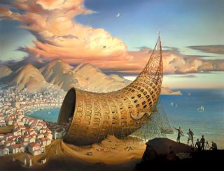 Vladimir Kush Horn of Babel Signed Numbered Mint offers Welcome