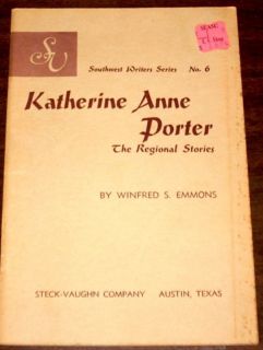Southwest Writer Biography Series Katherine Anne Porter