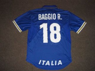 Italia Italy Nike Shirt Roberto Baggio 18 Home Jersey XL