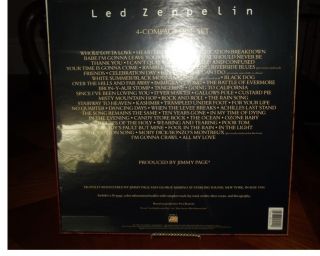 LED ZEPPELIN/CROP CIRCLES/1990 4 CD BOXED SET UNOPENED & SEALED