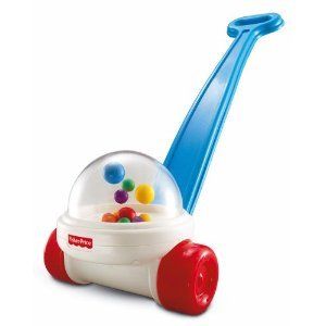 Toddler Corn Popper Push Toy Walker Baby Classic Ball