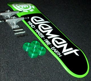 Element Fractal Green 7 5 Skateboard Deck Complete