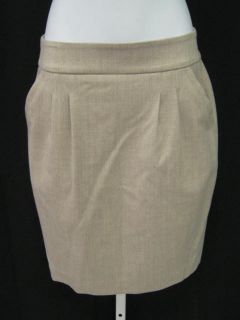 you are bidding on a bamford sons tan wool pencil skirt in a size 40 
