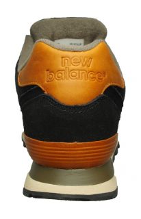 New Balance Mens Sneakers Urban Sportman ML574UB Black Tan Suede Sz 7 