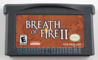 Breath of Fire II 2 GBA Game Boy Advance Cart Only RARE 013388280087 