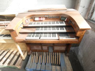 Lot of 7 School Pianos Including Thomas Electric Organ