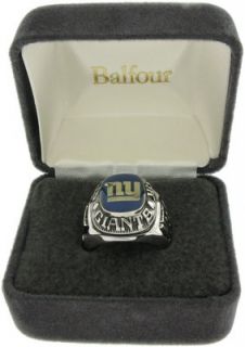 Balfour Ring Football New York Giants Offical Nfl Team Sz 13.5