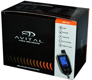 Avital 5303 2 Way LCD Pager Remote Start & Security Alarm System 5303L 