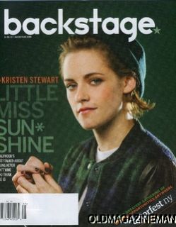 Kristen Stewart Backstage Magazine November 2012 Twilight