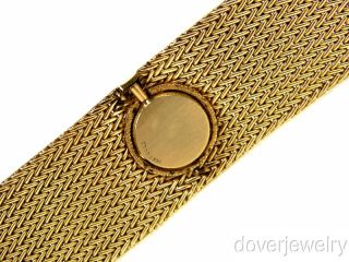Balogh Diamond 14k Gold Wide Ladies Mesh Bracelet Watch 72 1 Grams 