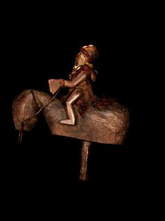 Bambara Horse Rider African Tribal Art
