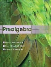 Prealgebra by Barbara L Johnson David Ellenbogen and Marvin L 