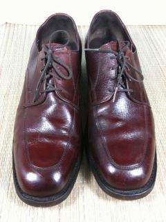 Vtg 60s Mens Barclay USA Leather Loafer Oxfords 12 D