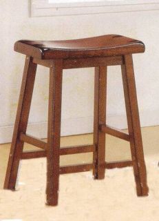 Pair of Heavy Duty Saddle Seat Counter Stools in Walnut 180079
