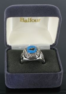 Balfour Ring Mens Football Carolina Panthers NFL Sz 13