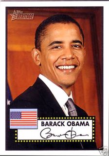 2009 Topps RAREST Barack Obama American Heritage 44