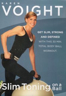   VOIGHT SLIM TONING ON A BALL EXERCISE DVD NEW SEALED STABILITY BALANCE