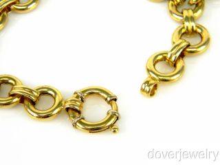 Aaron Basha Diamond 18K Gold Baby Shoe Charm Bracelet $17100 00