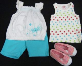 50 Used Baby Clothes Girl 12 18 24 Months Huge Lot