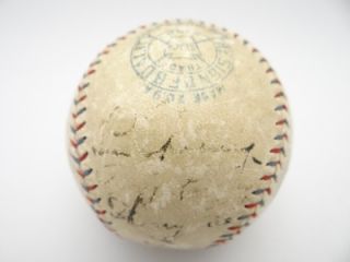   Lou Gehrig 1930 NY Yankee Signed Barnard Ball 6 H O F Sothebys
