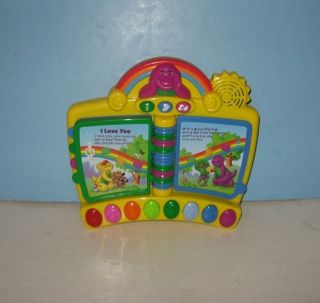   Mattel Barney Sing N Play Songbook Musical Keyboard Piano Toy