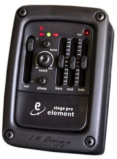 LR Baggs Stagepro Onboard Guitar Preamp EQ with Element Undersaddle 