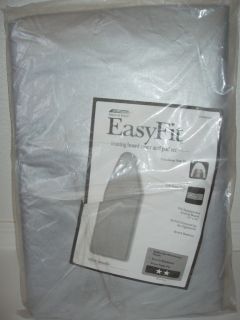 Pressto Valet Easy Fit Silver Metallic Ironing Board Cover and Pad Set 
