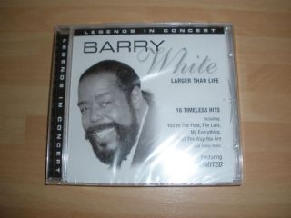 Barry White CD Legends in Concert 16 Tracks SEALED New