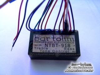 Bartolini NTBTG 918 NTBT 2 Band Tone Control Preamp New