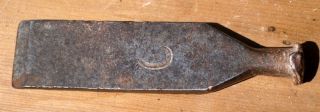 Antique D R Barton 1832 wood chisel Rochester NY old 1800s tool