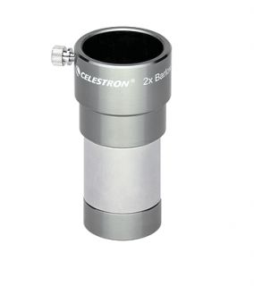 Celestron Omni 2X Short Barlow for Telescope Eyepiece