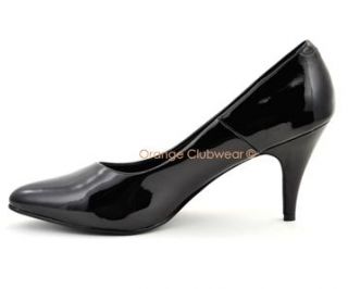 PLEASER 3 Basic Classic High Heels Black Pumps Shoes