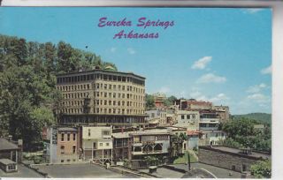 Basin Park Hotel Eureka Springs AR Postcard Neat