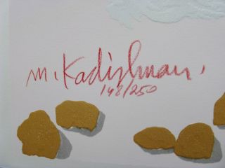 Menashe Kadishman Sheep Signed Serigraph Silkscreen