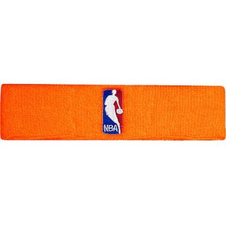 New Mens Basketball NBA Logo Logoman Orange Sweatband Headband