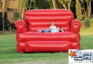 New Commercial Grade 9 Tall Red Chair Cold Air Inflatable with Blower 