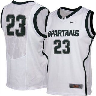 Michigan State Spartans Nike #23 White Youth Basketball Jersey