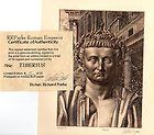 TIBERIUS ROMAN EMPEROR LIMITED EDITION ETCHING PORTRAIT +REAL ANCIENT 